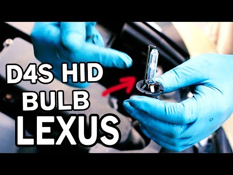 Lexus IS250 How To Replace Headlight Light Bulbs D4S HID 06-13