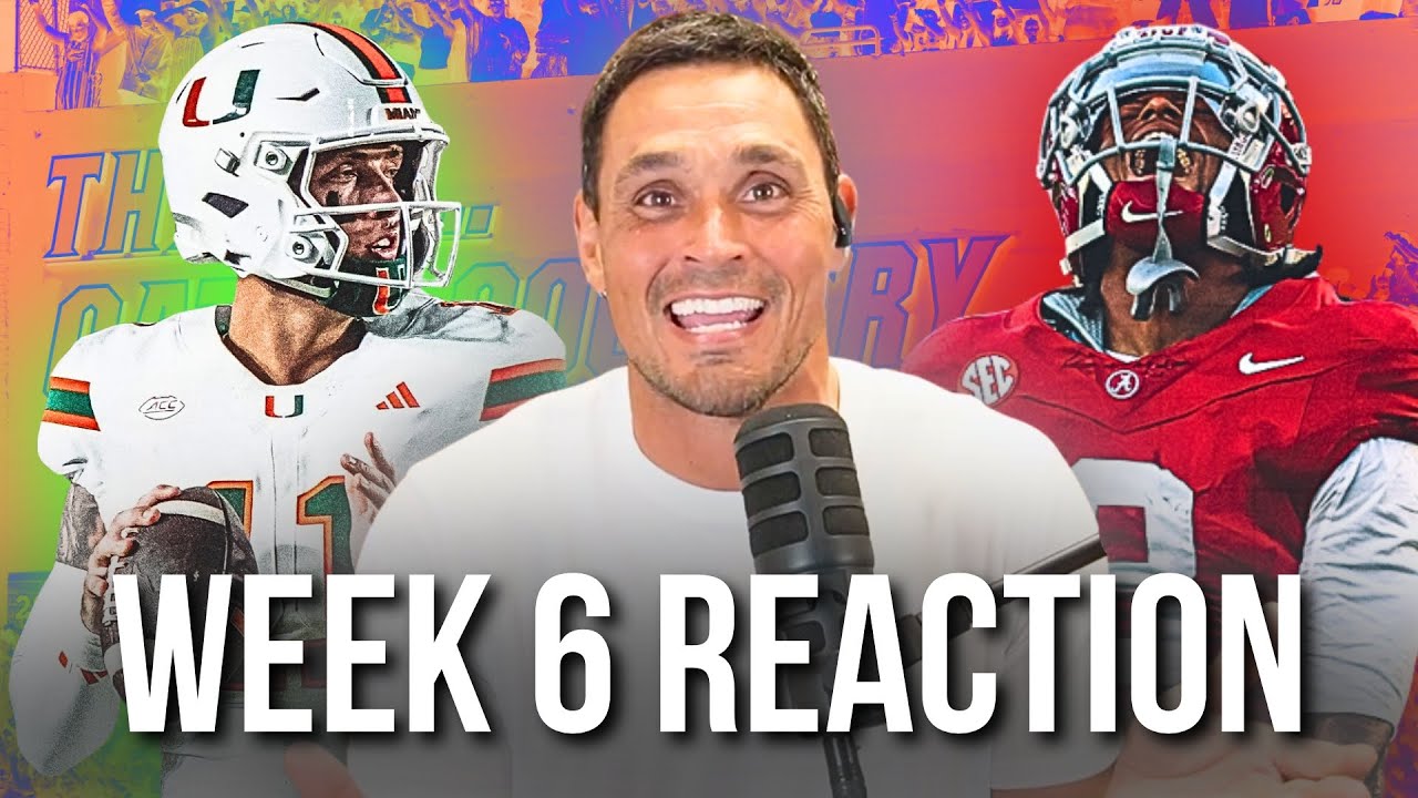 Miami-FSU, Vandy-Alabama, Texas-Florida & more CFB Week 6 INSTANT REACTION