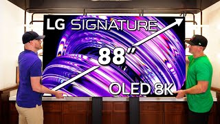Huge 88' LG Z2 OLED  The Best TV in the World