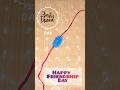 DIY Easy Friendship Band  💙 #trendingshorts #viralshort #friendshipday