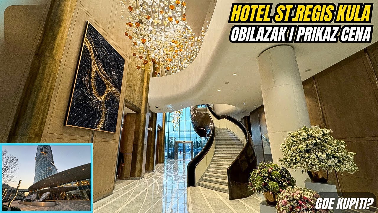 Otvoren je HOTEL St. Regis u Beogradu na vodi, UNUTRAŠNJOST i ovo su CENE, novi Lokali #beograd