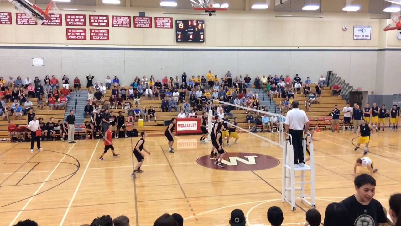 Westfield boys volleyball's thirdset rally against Needham YouTube