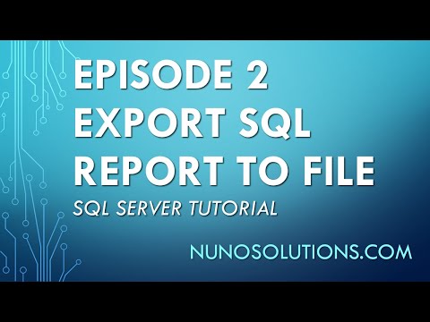 HOWTO: Export SQL Server Reporting Services (SSRS) RDL Report to a File