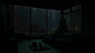 Calming Rain on Glass Windows in a Forest Cabin โ Sleep Ambience