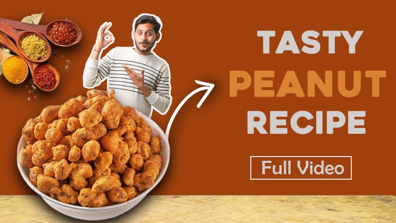 SPECIAL MASALA PEANUT RECIPE | NUTCRACKER RECIPE | TESTY RECIPE | SINGBHAJIYA RECIPE