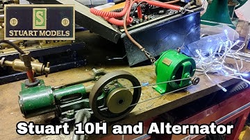 Stuart Turner 10H Driving Stuart Turner Alternator