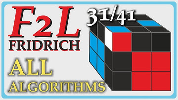F2L 31/41  | SpeedCubing All Rubik