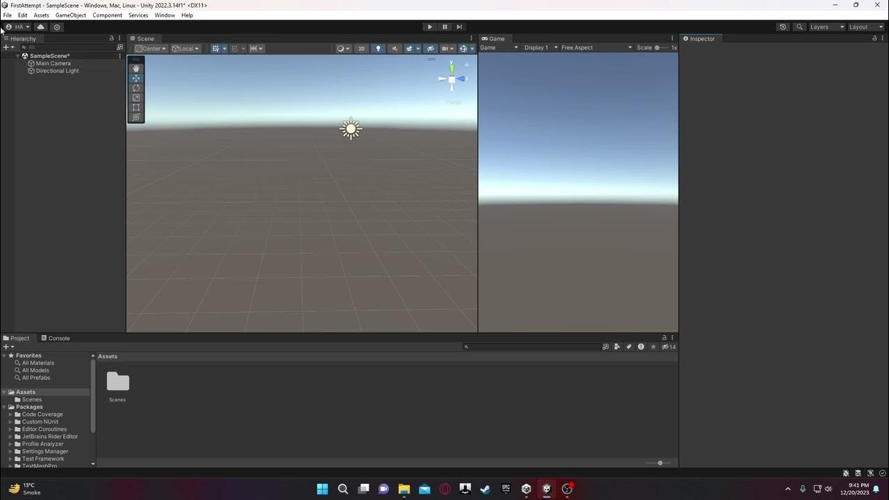 Connecting visual studio with unity unity game development c urdu