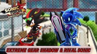 SFSB Extreme Gear Shadow & Rival Sonic Gameplay
