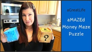 aMAZEd Money Maze Puzzle Product Review Are you ever at a loss for a gift and just decide to give the recipient money instead? Ditch the boring card and envelope. Show them