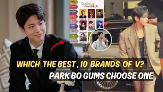 After Starring in Numerous Global Brands, Park Bo-gum Prefers Kim Taehyung in GQ Korea