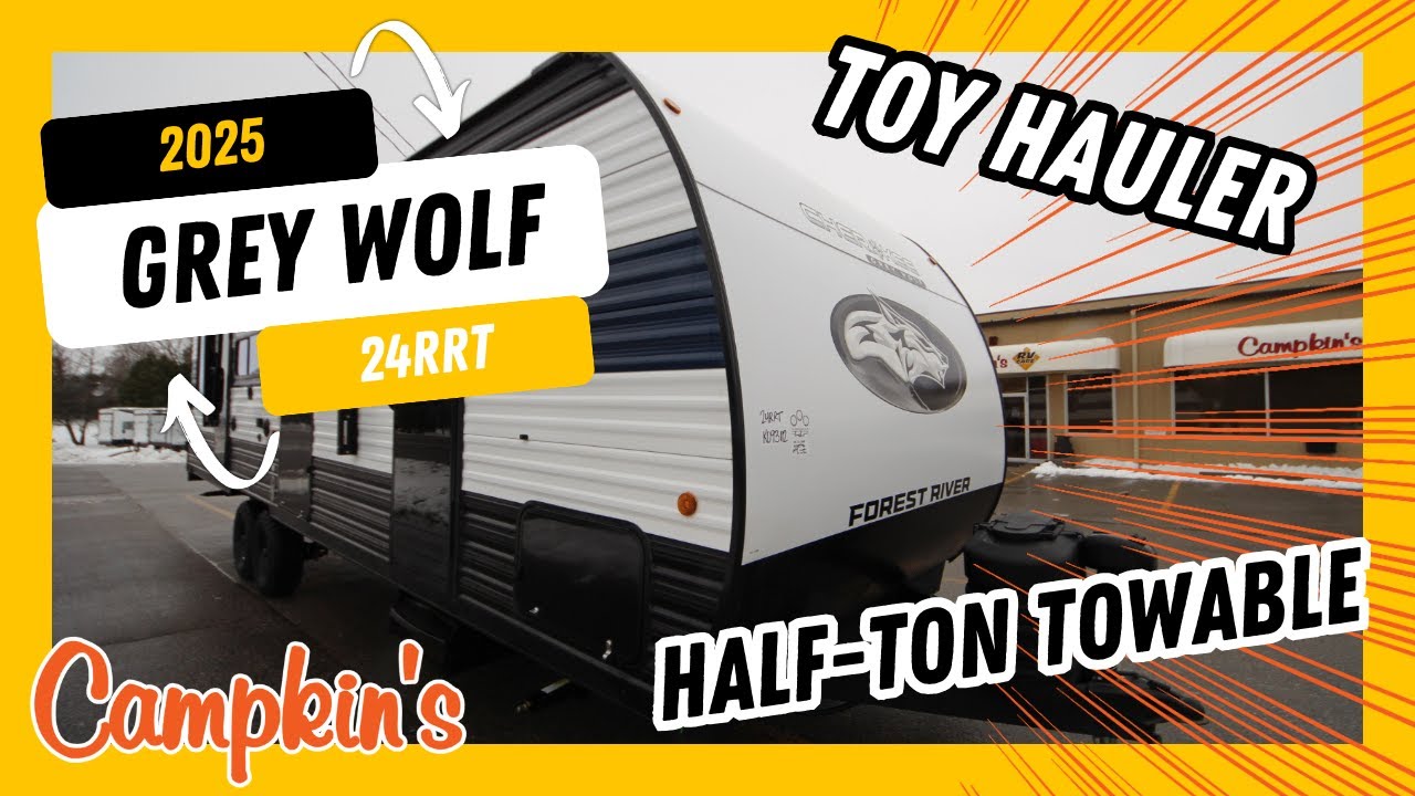 2025 GREY WOLF 24RRT - HALF-TON TOWABLE TOY HAULER