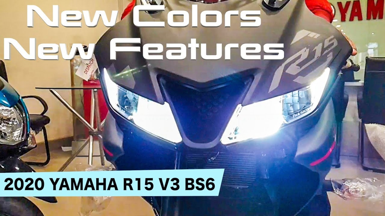 BS6 Yamaha R15 V3 2022 New Features New Colors DCV 