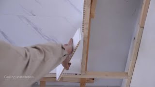 Pvc ceiling panel installation