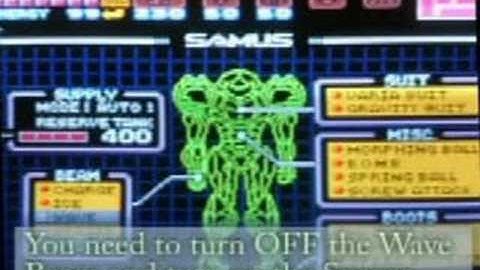 Super Metroid Reset Glitch Guide