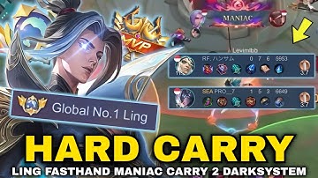 LING FASTHAND MANIAC HARD CARRY 2 DARKSYSTEM FARAMIS & ALPHA SKY PIERCER BUT FEEDER!?