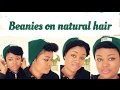 Beanie On Natural Hair