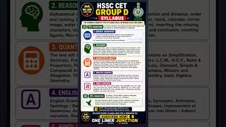 Hssc cet group d 2026 | cet group d syllabus | cet group d notification | cet update #cet #hssc