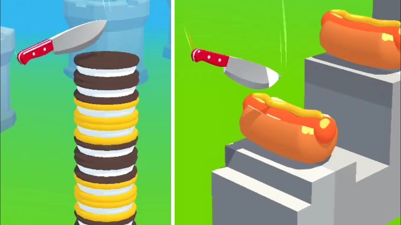 Slice It All Game! Satisfying and Relaxing ASMR Slicing Video