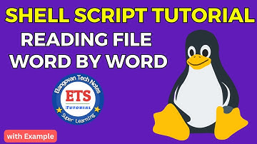 Read File Word by Word in Shell Script | Elango Notes