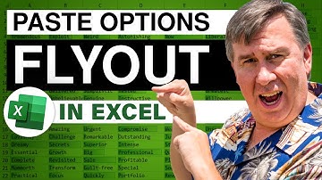 Excel - How To Change Paste Options In Excel Using  Paste Options Flyout- Episode 1211.103