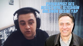 Sesi̇ni̇ İstedi̇ği̇n Ünlünün Sesi̇ Yapma Programsiz (Çok Kolay)