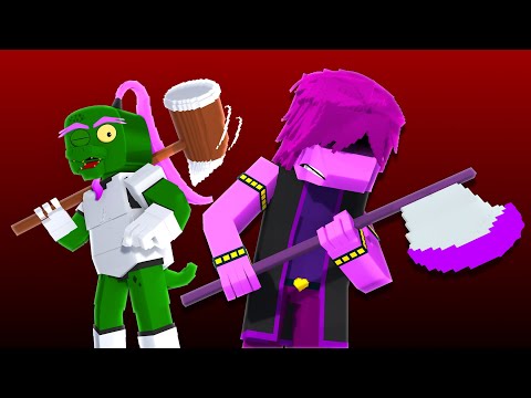 Hammer of justice Deltarune Lyrics Full Animated - Gerson Vs Susie Fight