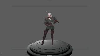 Game Animation Azri Idle