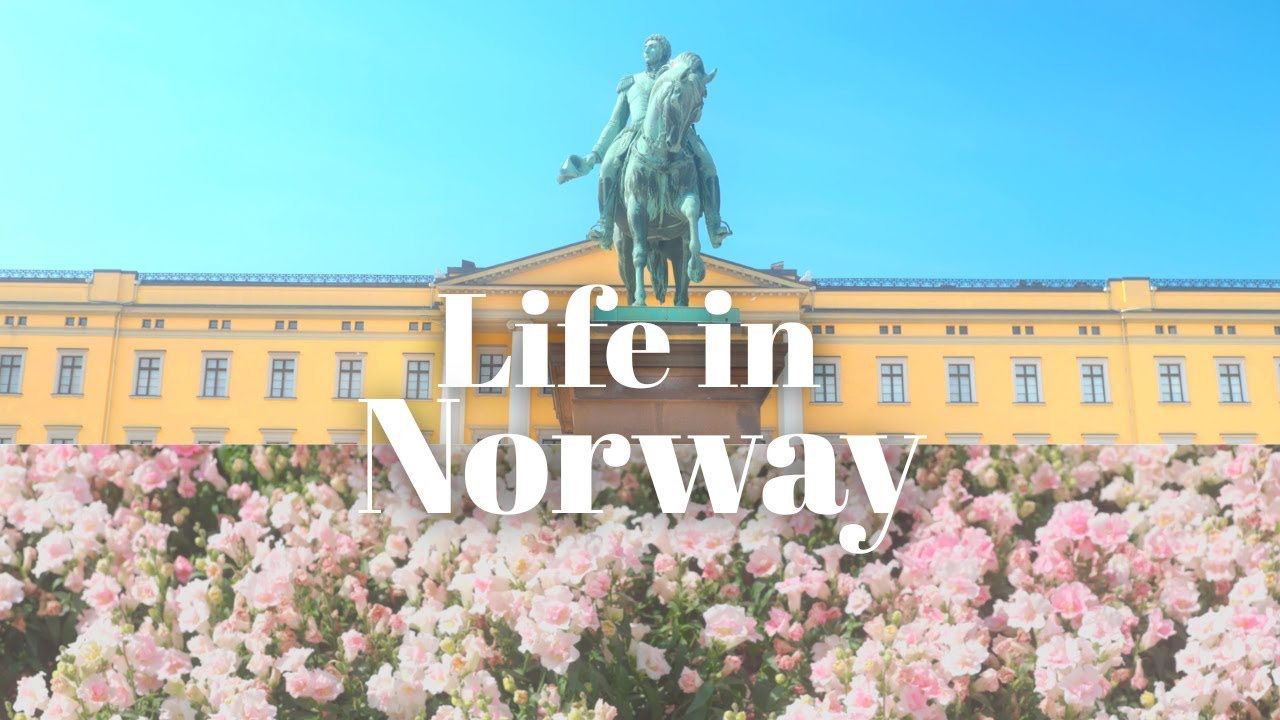 Visiting the Royal Palace Garden | Slow living in Oslo |  calming city walk
