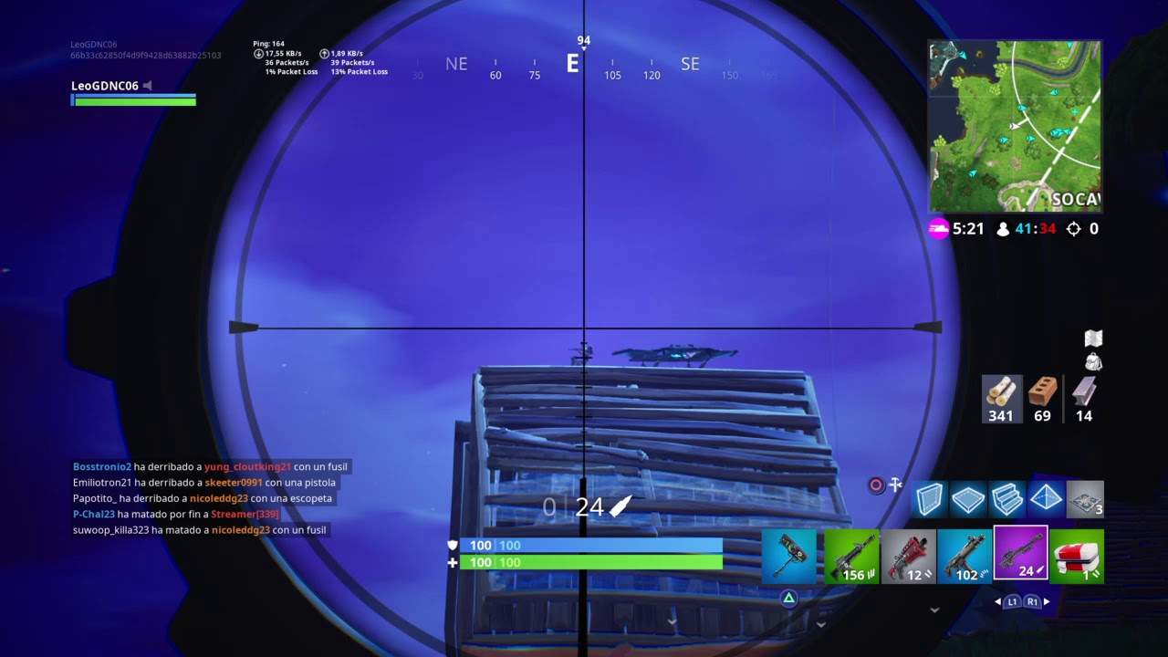 Fortnite fusil de tirador pesado - YouTube