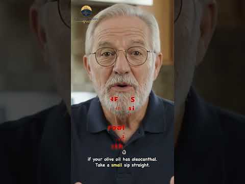 The Throat Sting Test: Is Your Olive Oil Actually Working? #healthyaging