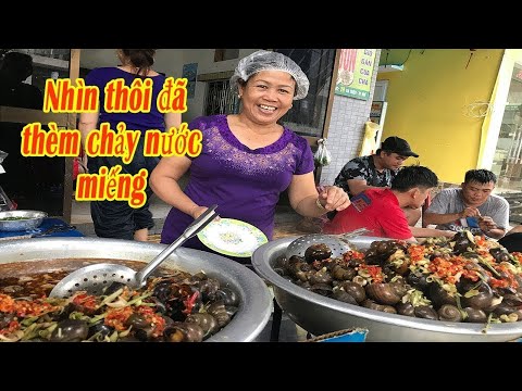 Video Ốc xào xả ớt hến xúc bánh tráng O Thu ai đến Huế nên... - youtube