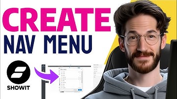 How to CREATE a NAVIGATION MENU with Showit (Step by Step) 2025