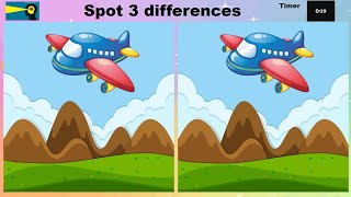 Can you Spot The 3 differences #spotthedifference #hard level