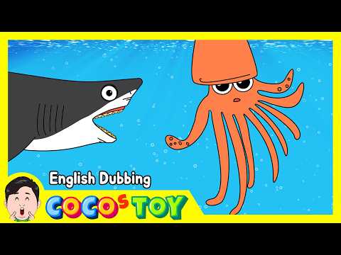En DubbingㅣLegendary megalodon and kraken 1 ㅣdinosaurs animation for kidsㅣCoCosToy