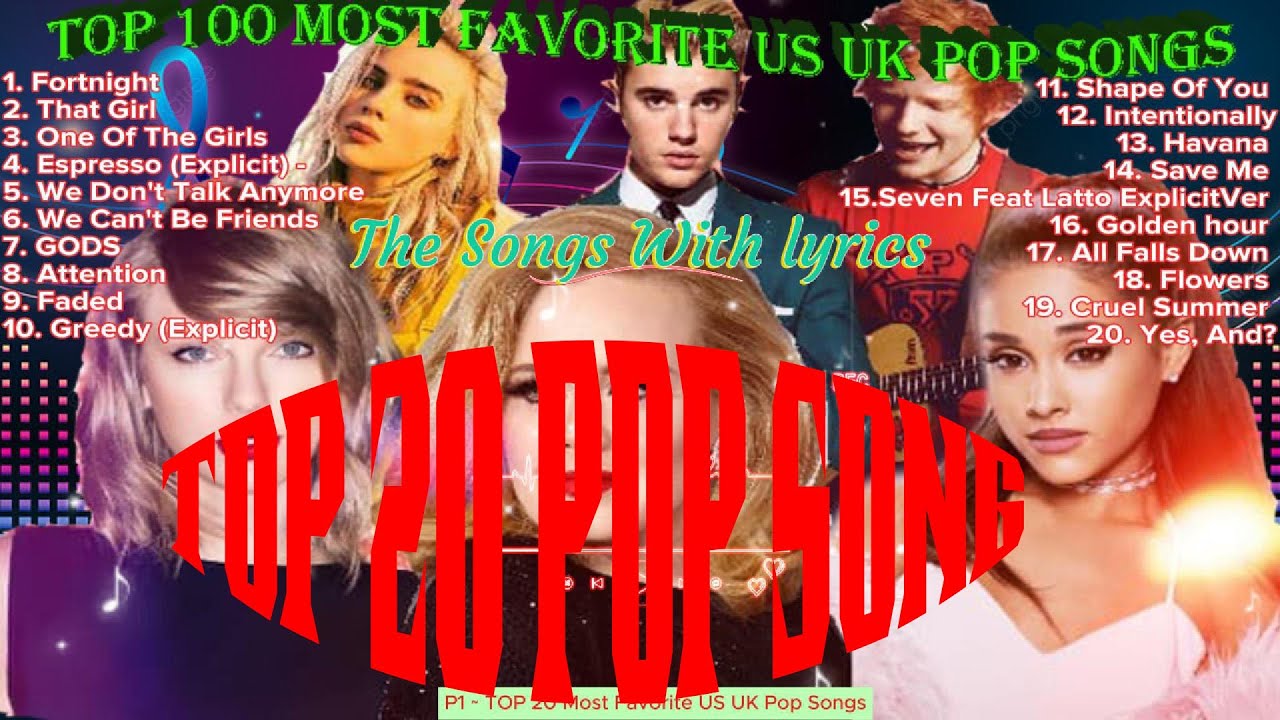 TOP 100 MOST FAVORITE US UK POP SONGS (Part 1) ~ TOP SONGS OF ALL TIME ...