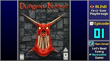 ✔️️ Start Playthrough - Dungeon Keeper [Blind] (Episode 1/13)
