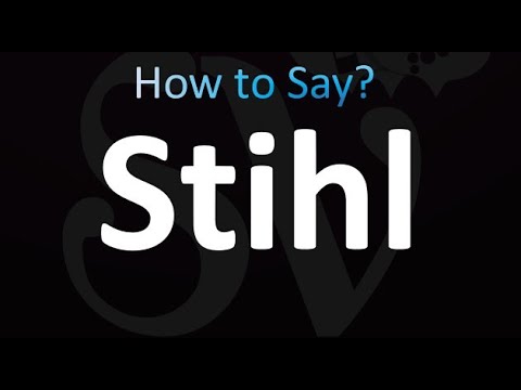 How Do You Pronounce Stihl