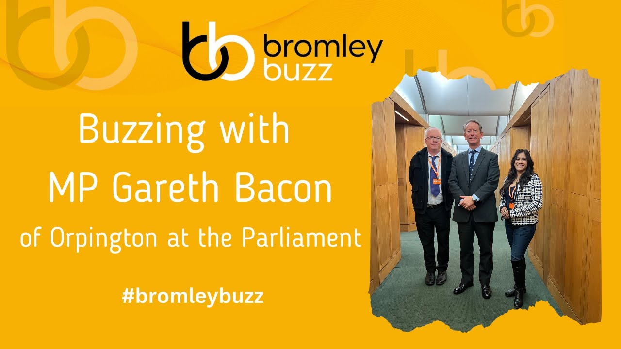 Bromley Buzz Interview with Orpington MP Gareth Bacon at Parliament