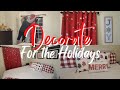 Cozy christmas bedroom  decorate with me