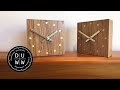 How to make a reclaimed hardwood clock