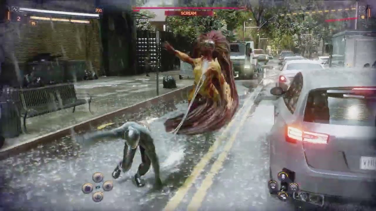 Marvel Spider-Man 2 glitch tutorial fight Scream in city