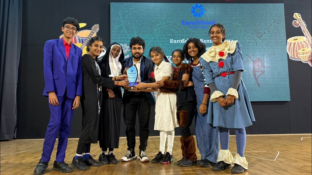 horror dance competition at euro school Bannerghatta #gosts #wewon😊💖🥳 ...