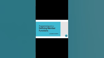 Defining Member Functions | Full video link in play button ▶️ | #shorts #education #study #students