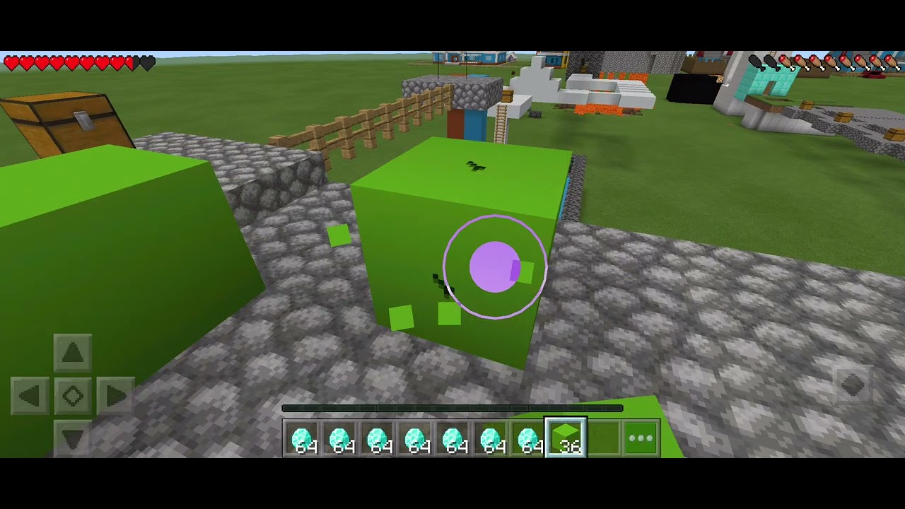 I made a trap room in Minecraft.