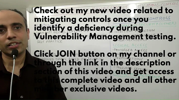 IT with Varun Vohra - ITGC-Information Security-Vulnerability Management-Mitigating Controls (Promo)