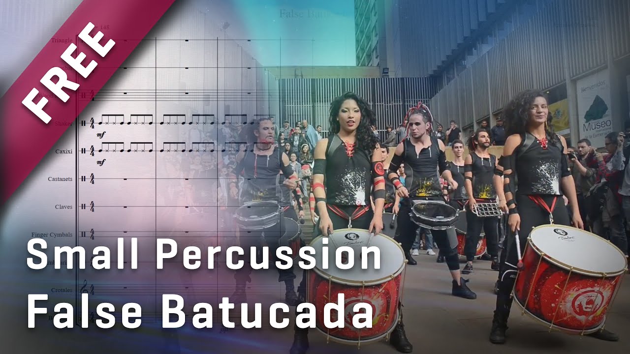 Free Small Percussion: False Batucada - Sibelius, by Andreas Olszewski