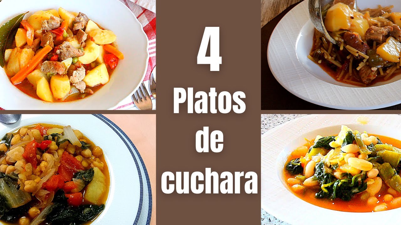 Platos de Cuchara Saludables, Completos, Fáciles y Rápidos - YouTube