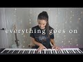 Porter robinson  league of legends  everything goes on  piano version by keudae