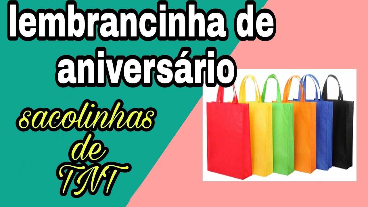 sacolinhas de TNT | passo a passo | @ge barbosa